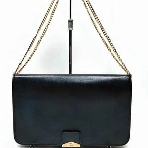 Dior Honeycomb Canvas Chain Shoulder  Bag